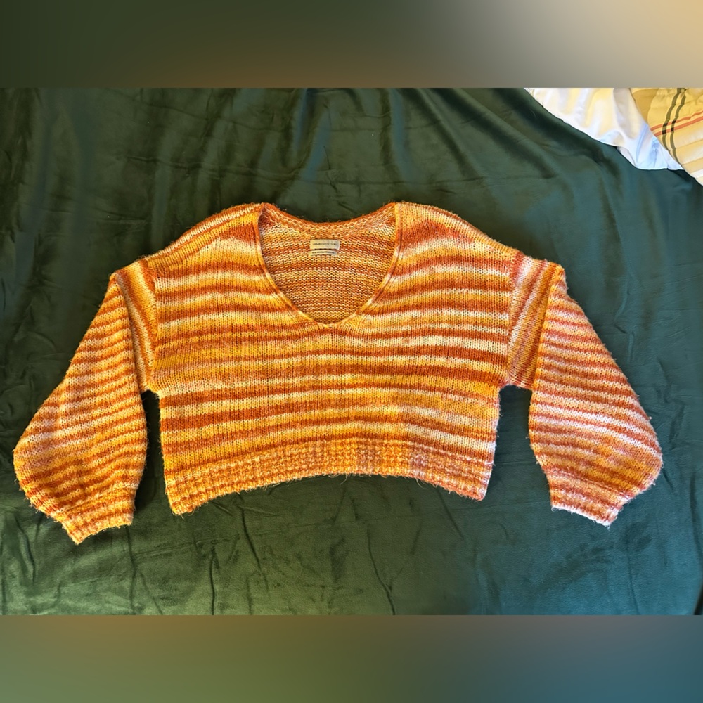 Urban Outfitters Striped Cropped Sweater